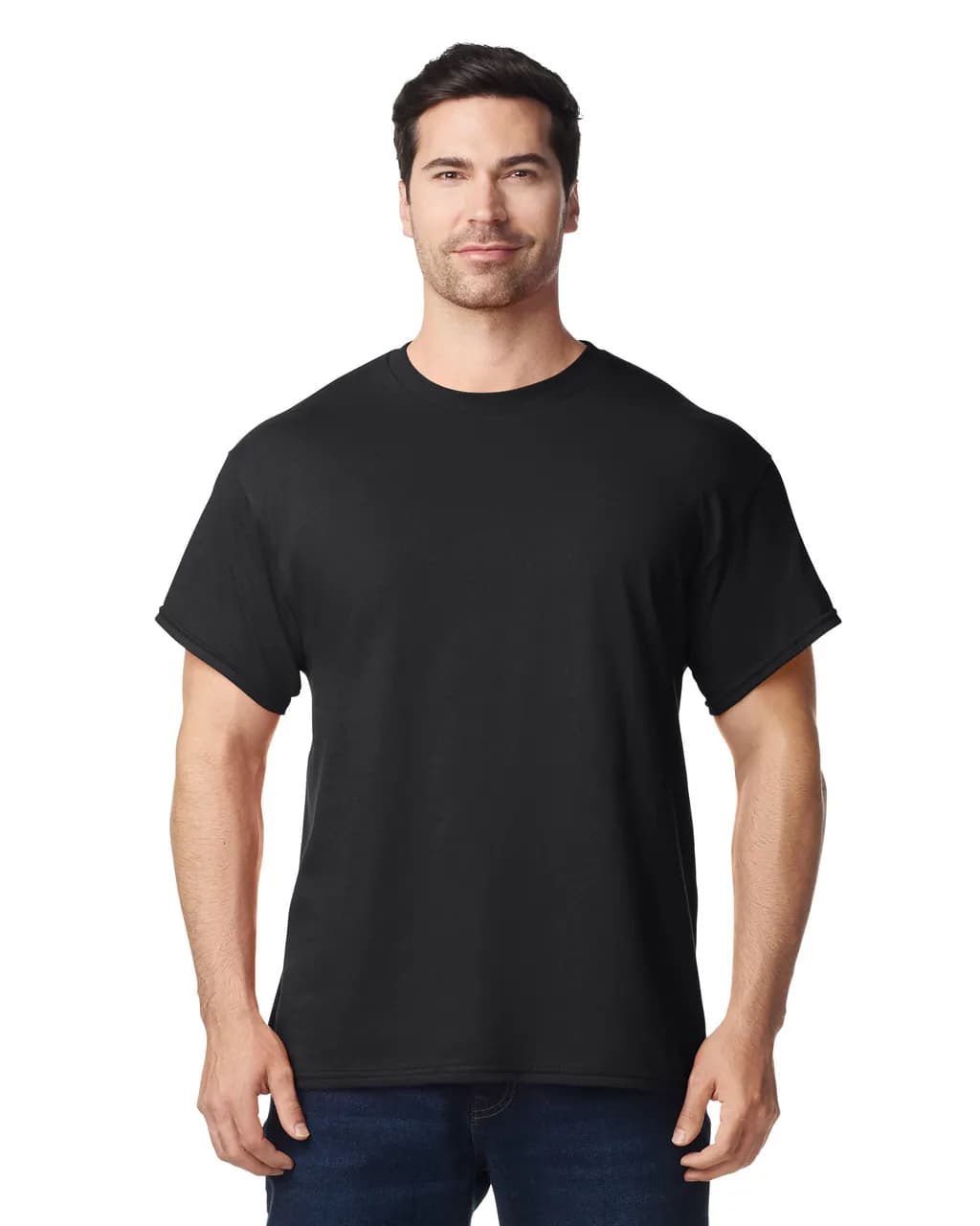Gildan 5000 – Black, front