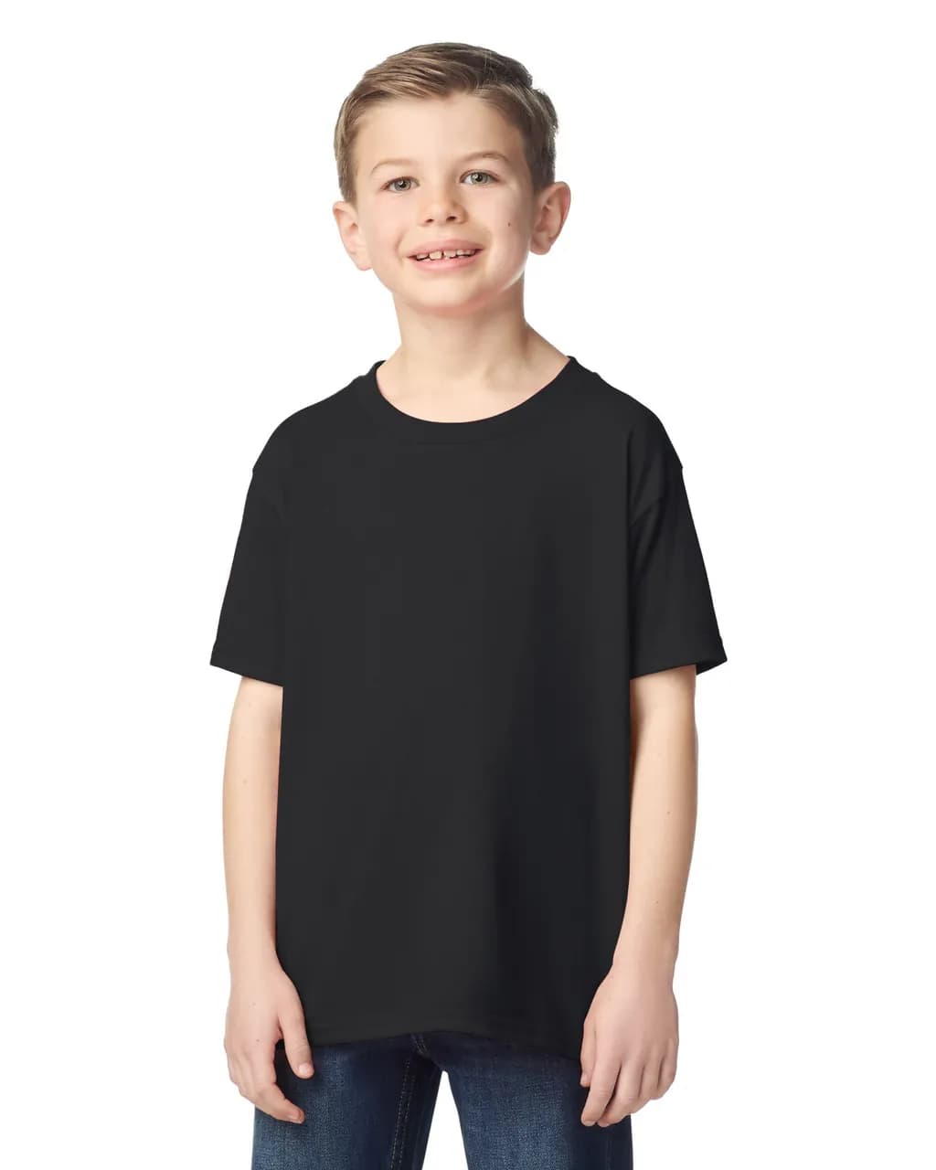 Gildan 5000B – Black, front