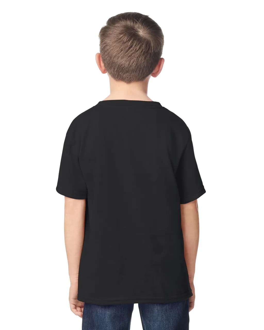 Gildan 5000B – Black, back