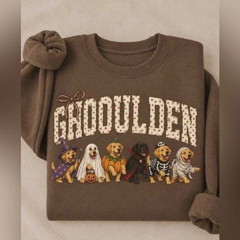 Ghoulden Halloween Sweatshirt – Dark Chocolate