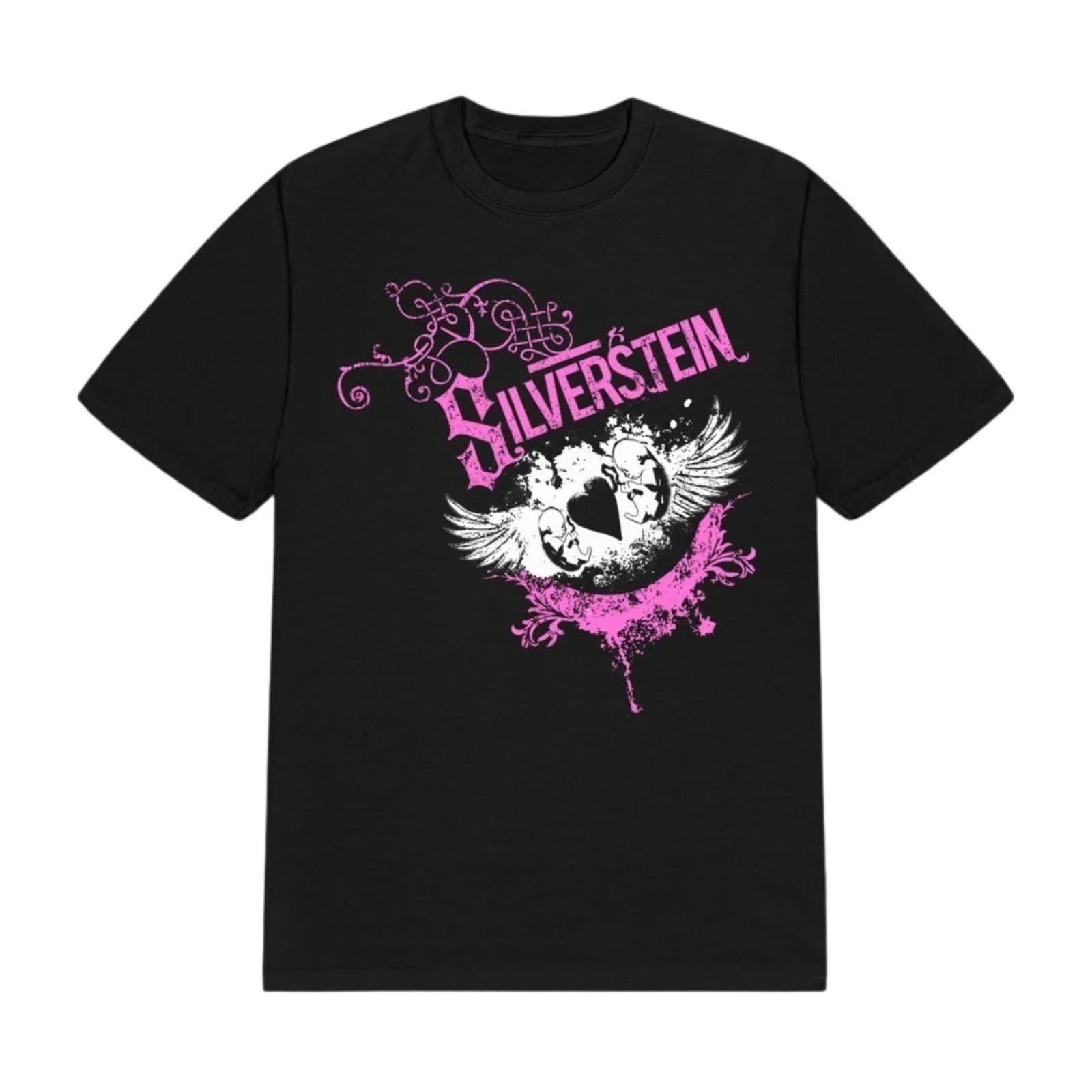 Silverstein Winged Heart Tee – Black