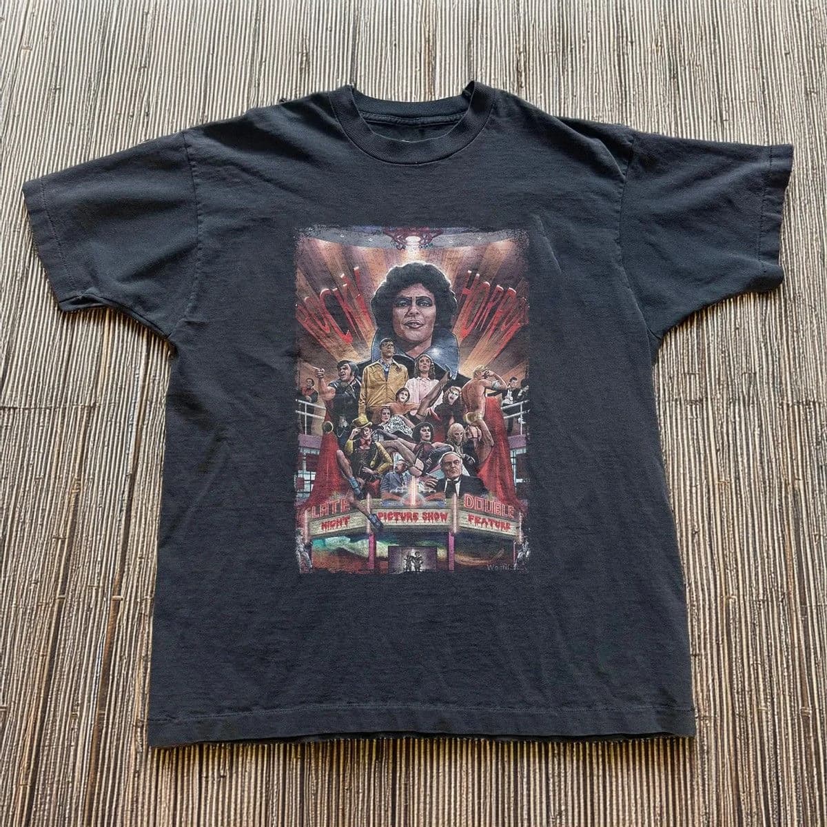 Rocky Horror Double Feature Tee – Black